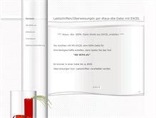 Tablet Screenshot of dtaus-dta.de
